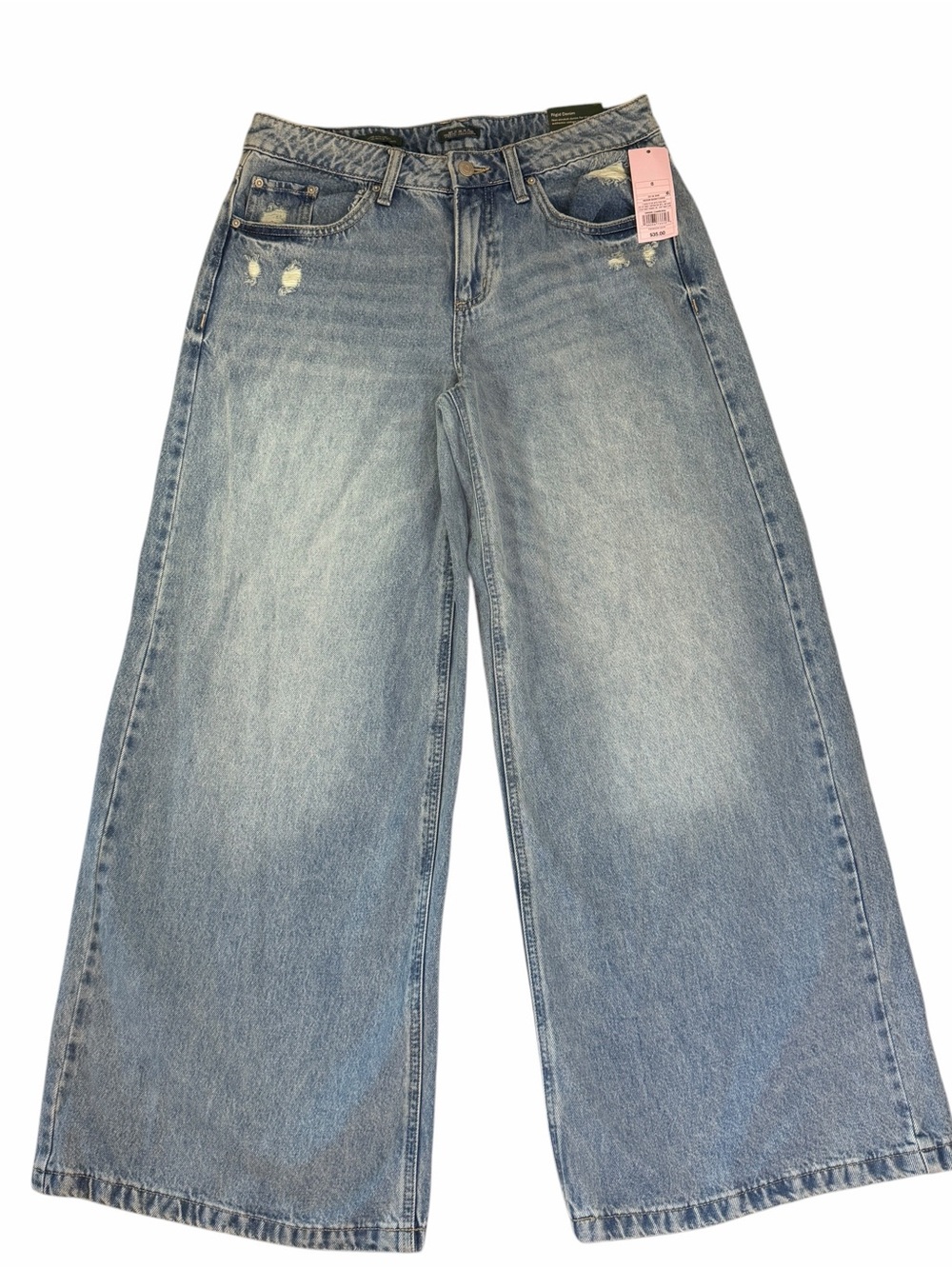 wild fable Baggy Light Blue Wide-Leg Jeans - Picture 1 of 5